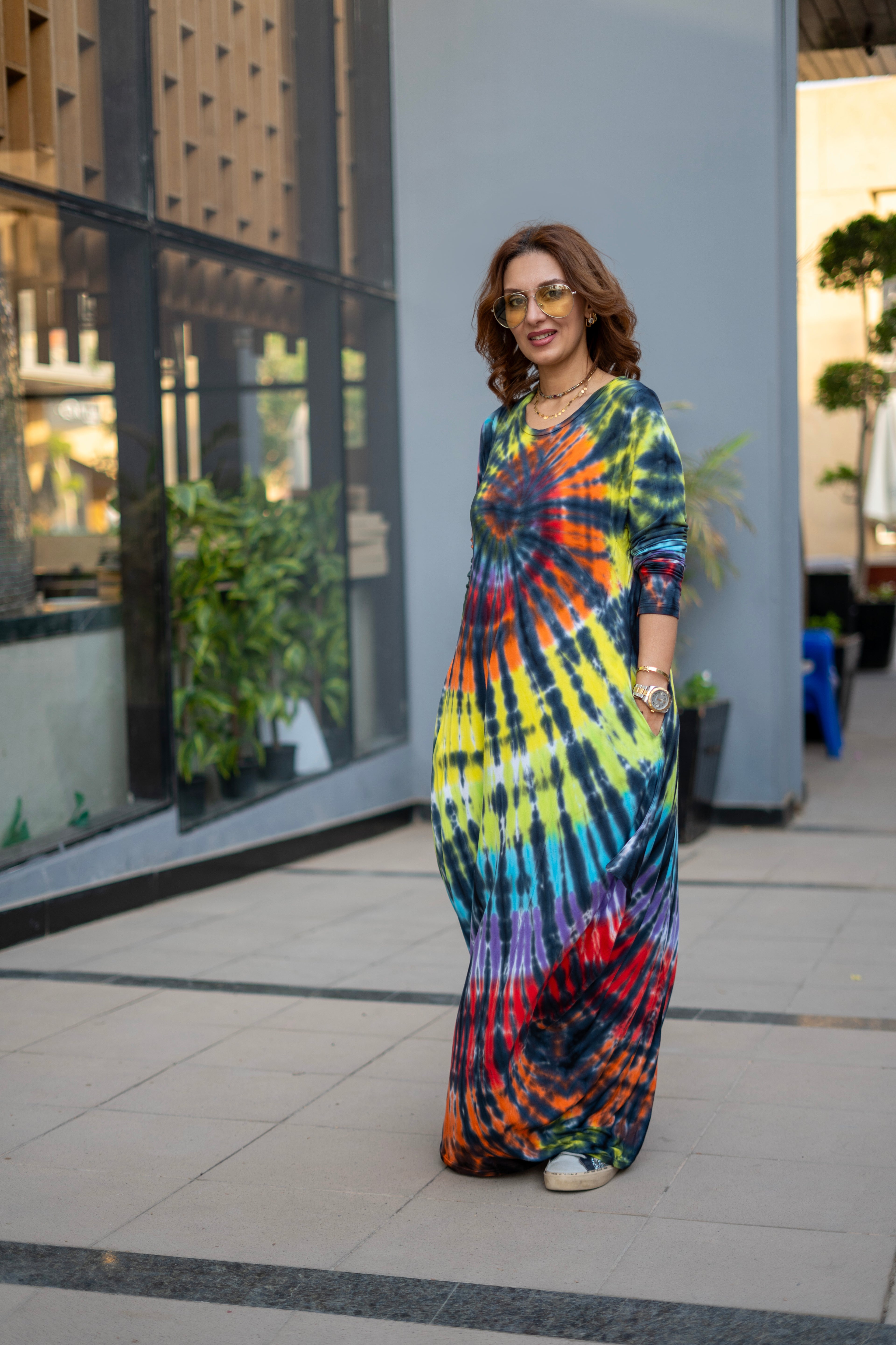 Color Rush Tie-Dye Maxi