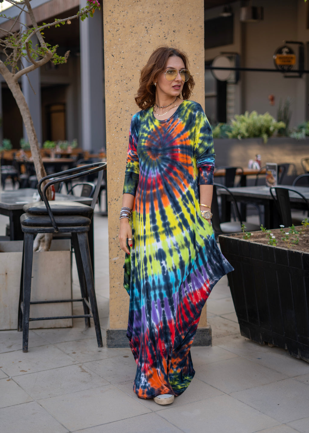 Color Rush Tie-Dye Maxi