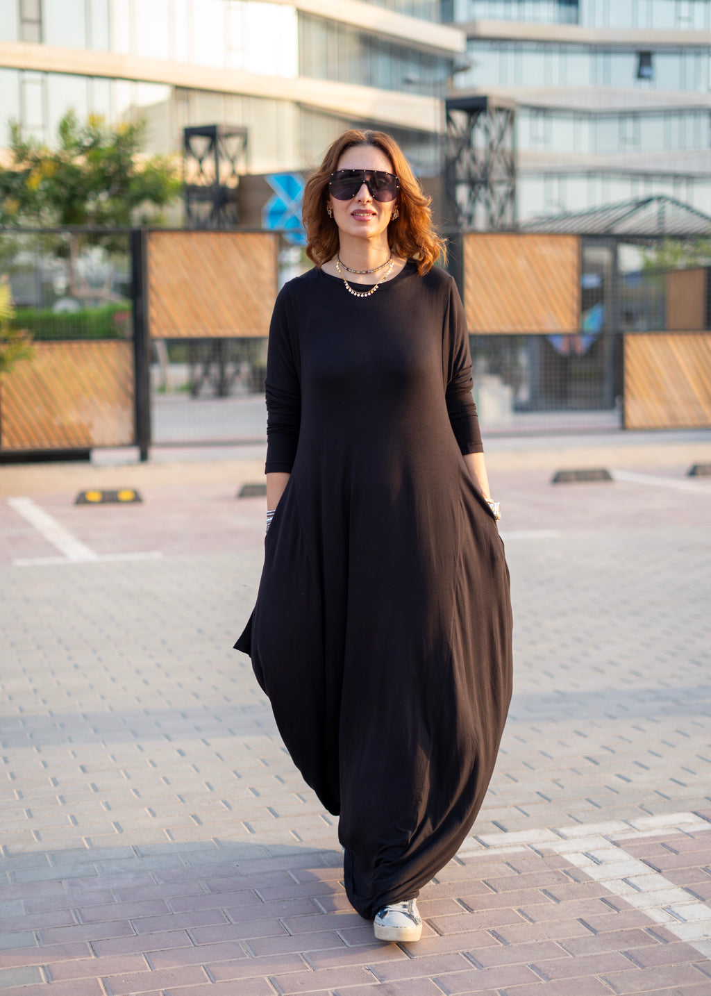 Pure Viscous Balloon Dress