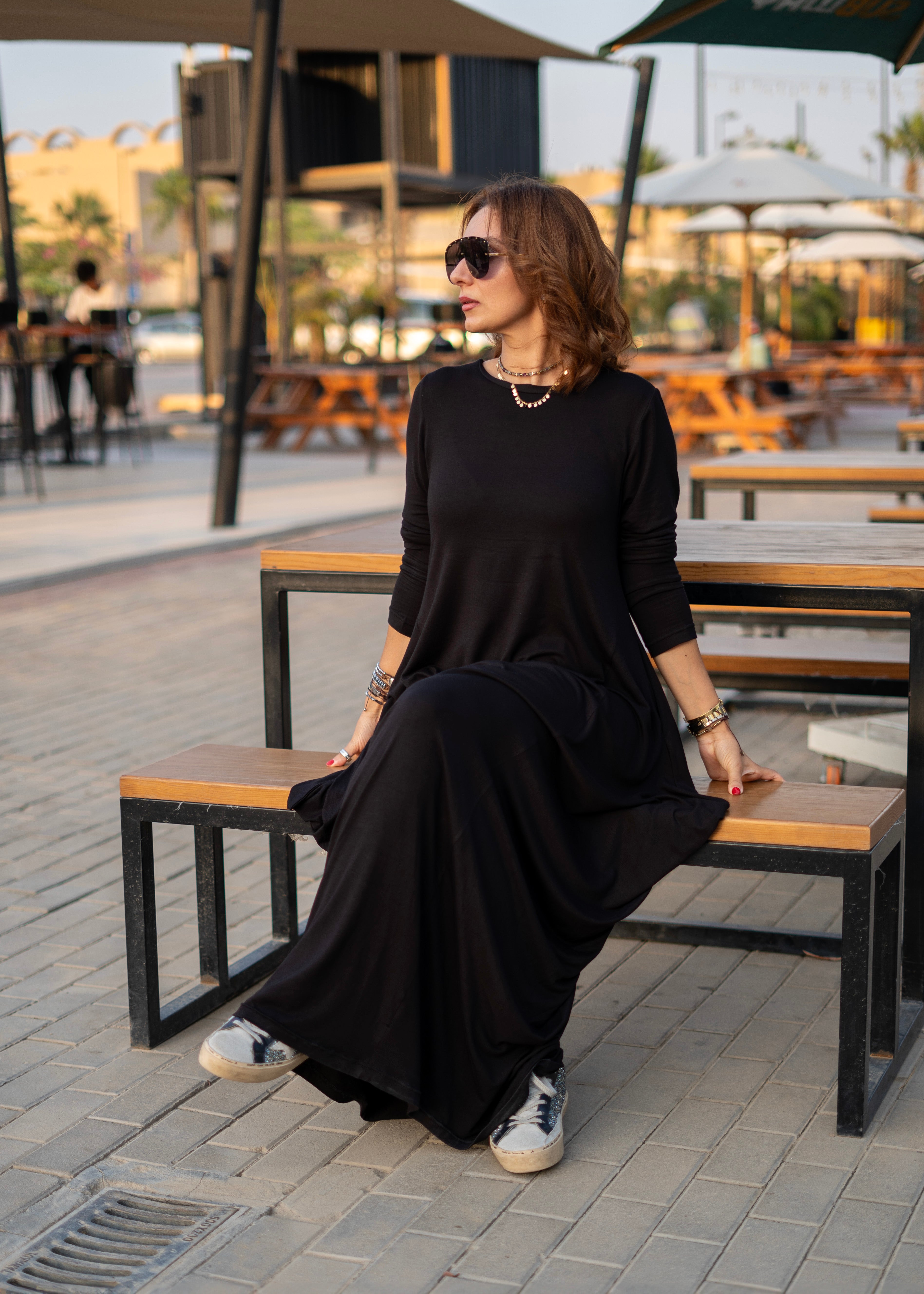 Pure Viscous Balloon Dress