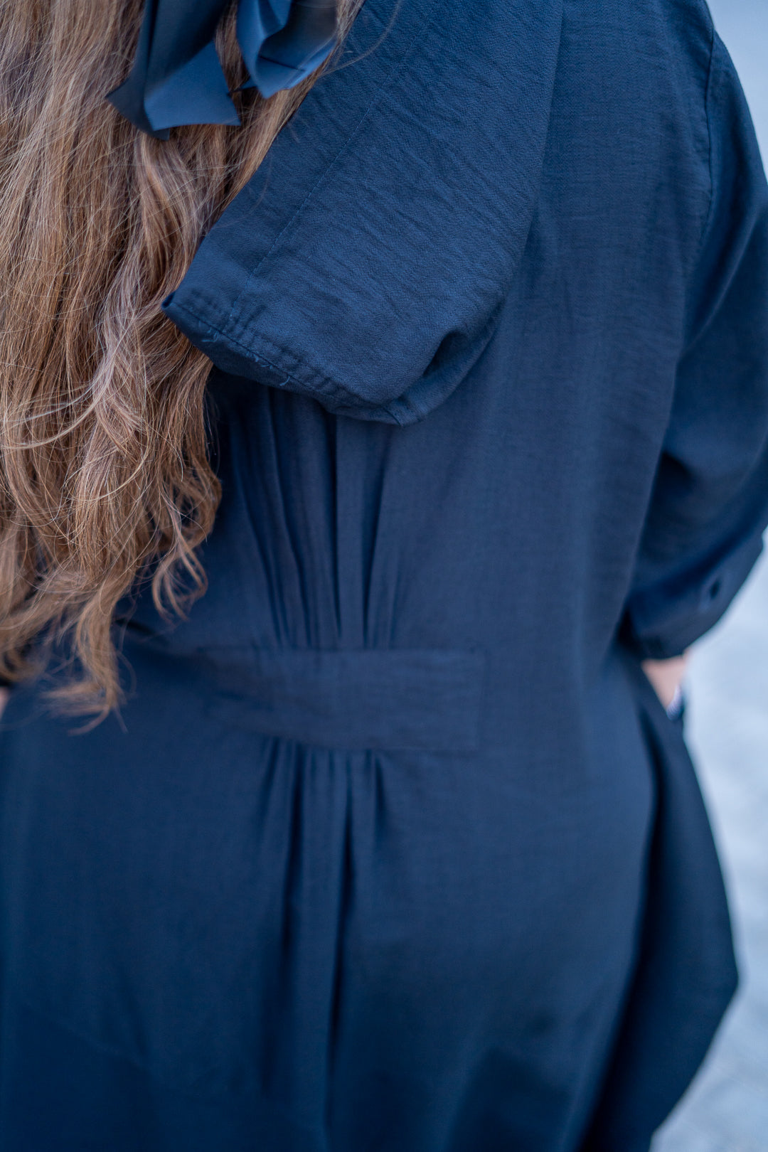 Black Large Pocket Dress