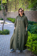 Olive Large Pocket Dress