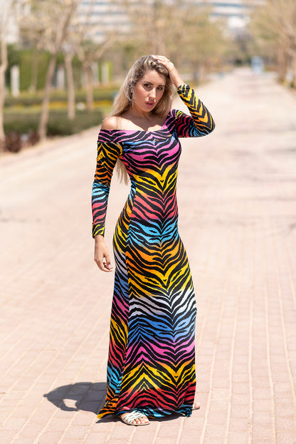 Sunset Safari Bodycon Dress