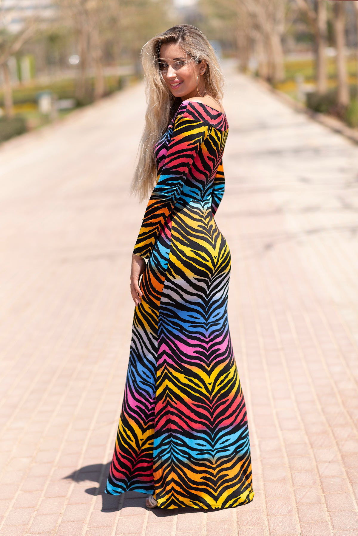 Sunset Safari Bodycon Dress