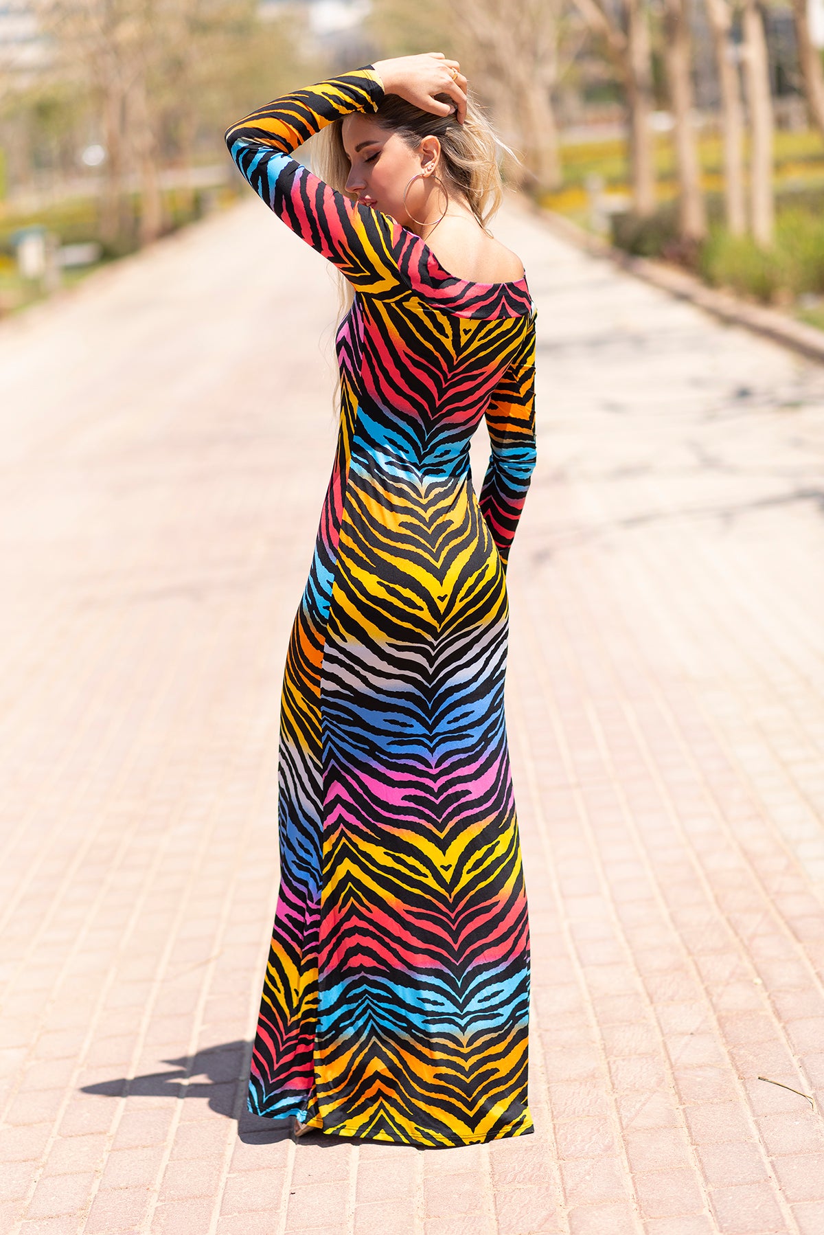 Sunset Safari Bodycon Dress