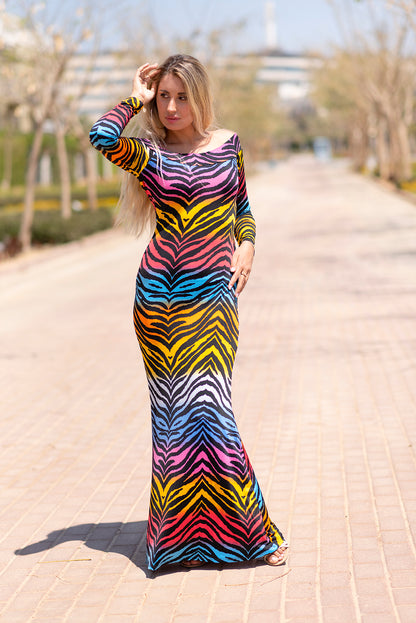Sunset Safari Bodycon Dress