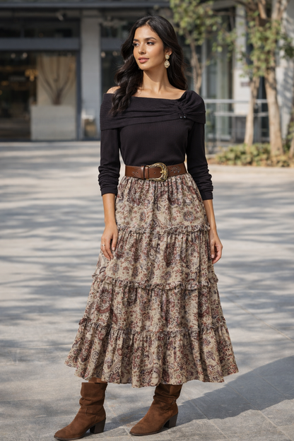Off Shoulder Trendy Top