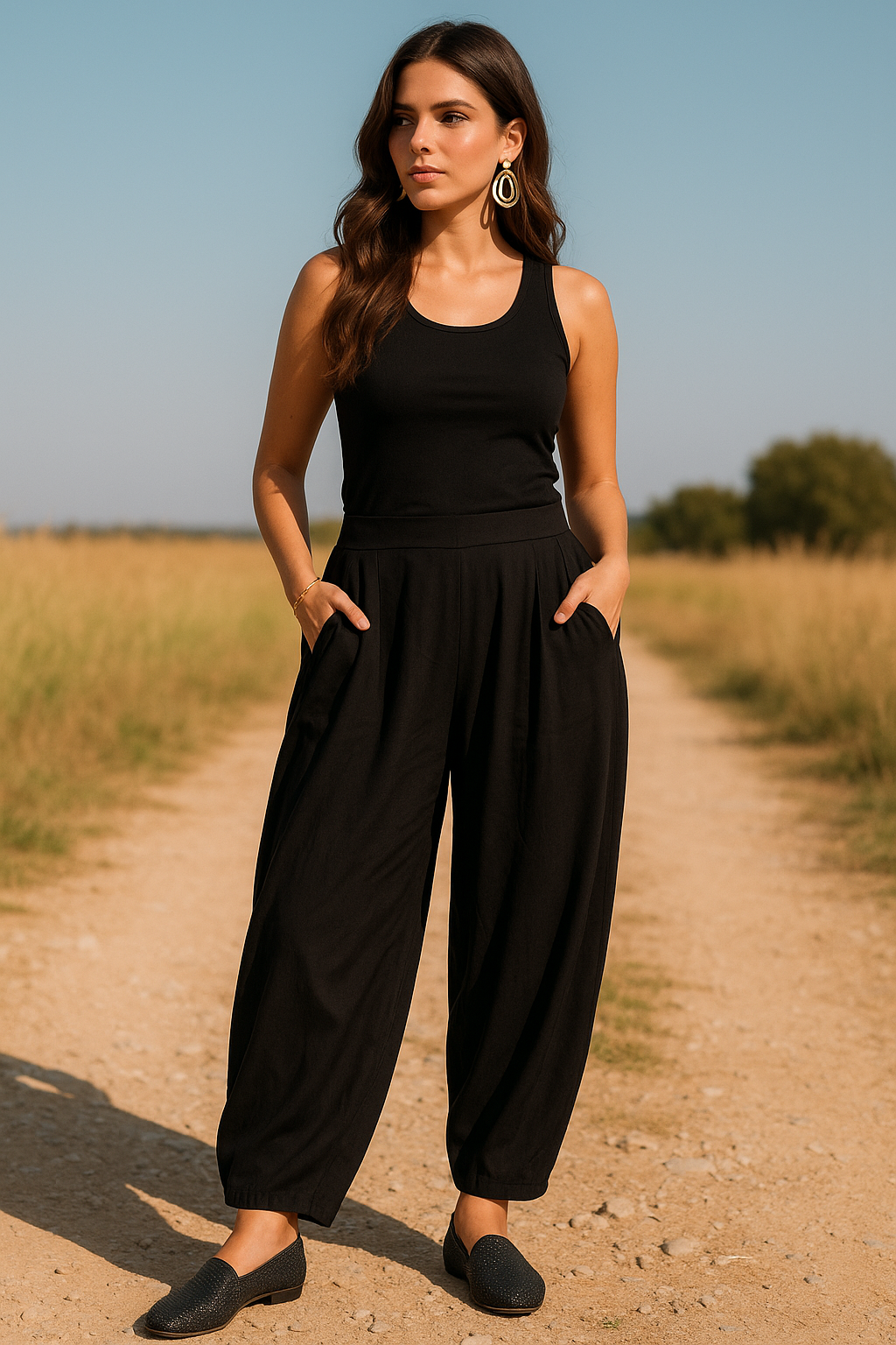 Luna Linen Sherwal Pants