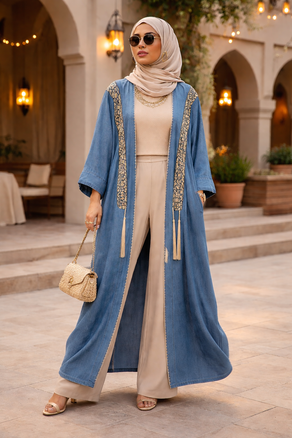 Denim Royale Kaftan