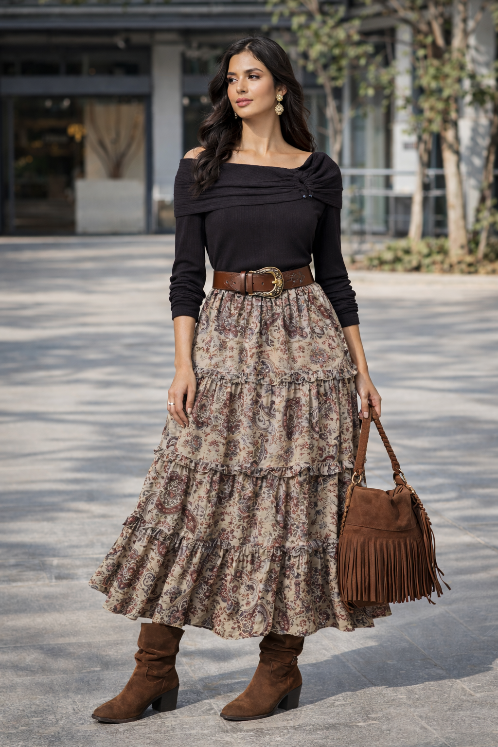 Off Shoulder Trendy Top