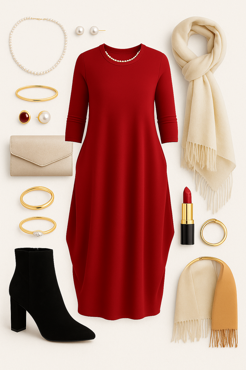 Pure Viscous Balloon Dress