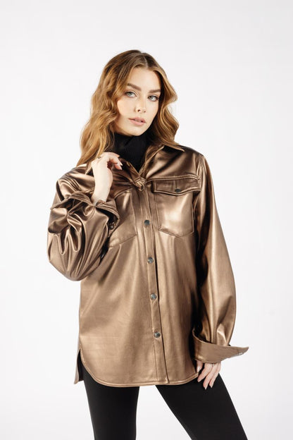 Iconic Leather Chemise