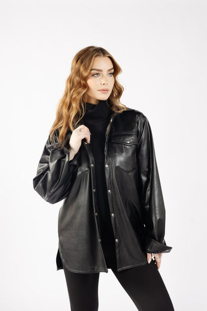 Iconic Leather Chemise