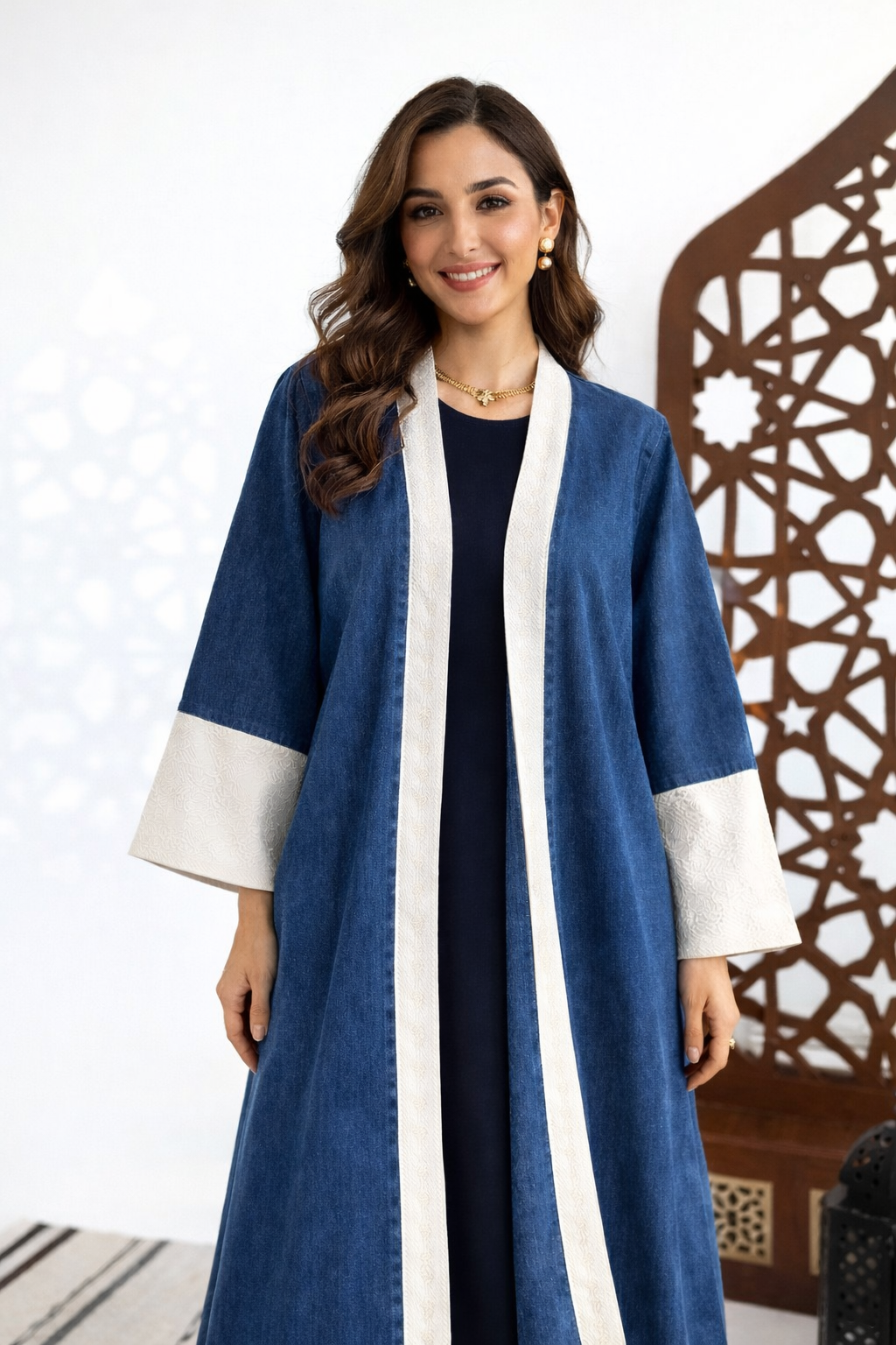 Malika Denim kaftan
