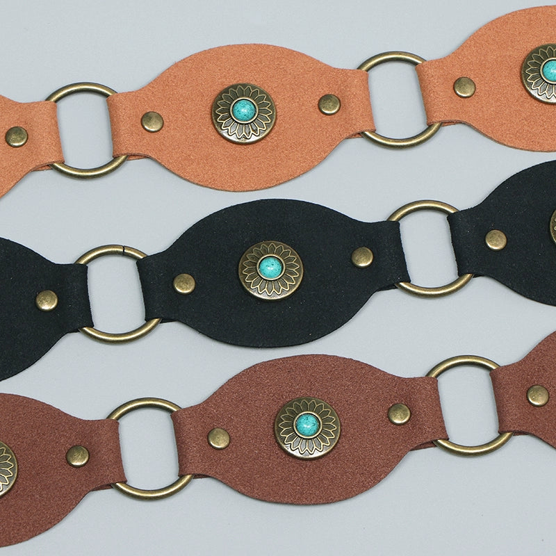 Blush Turquoise Charm Belt – 111 cm