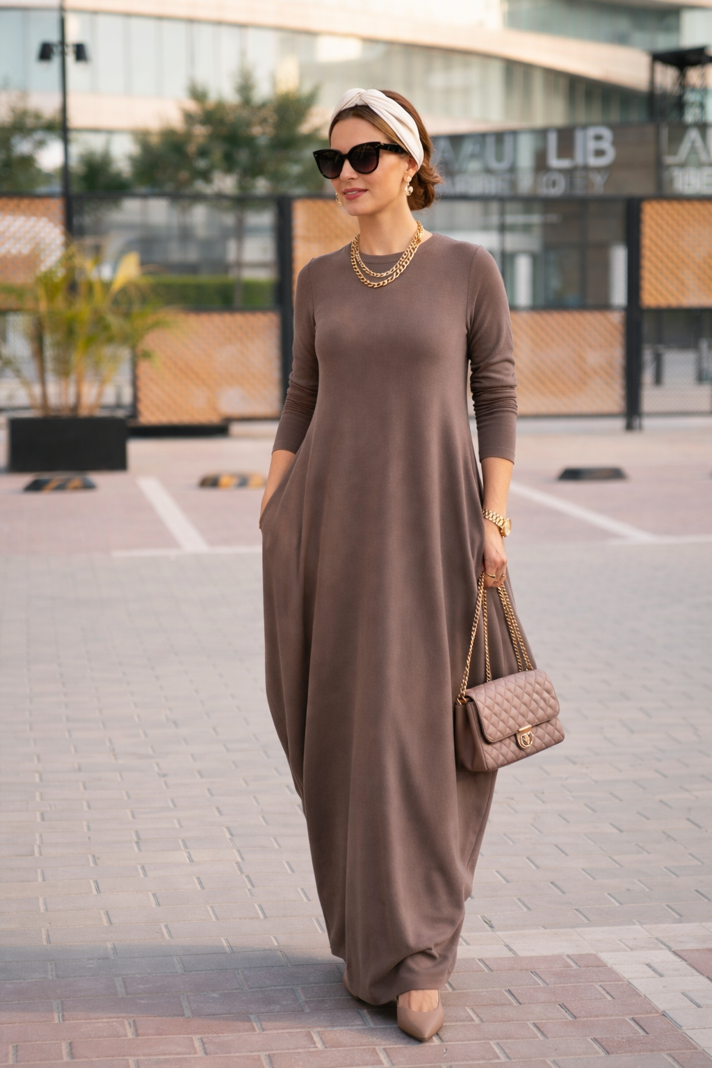 Pure Viscous Balloon Dress
