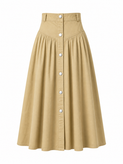 High-Waist Flow Skirt