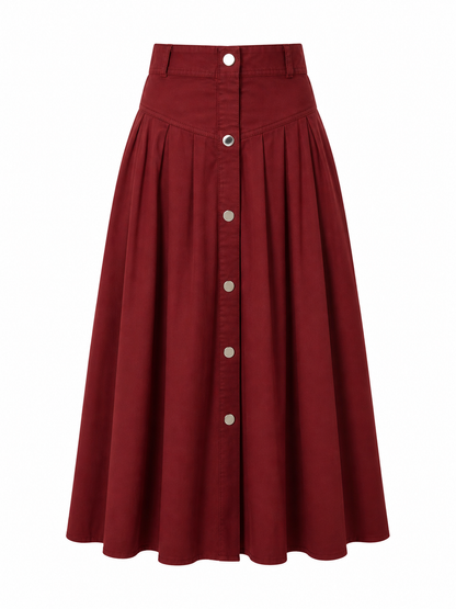 High-Waist Flow Skirt