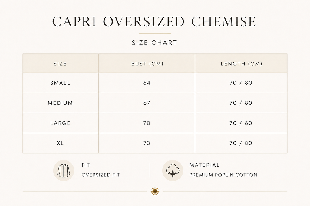 Capri Oversized Chemise