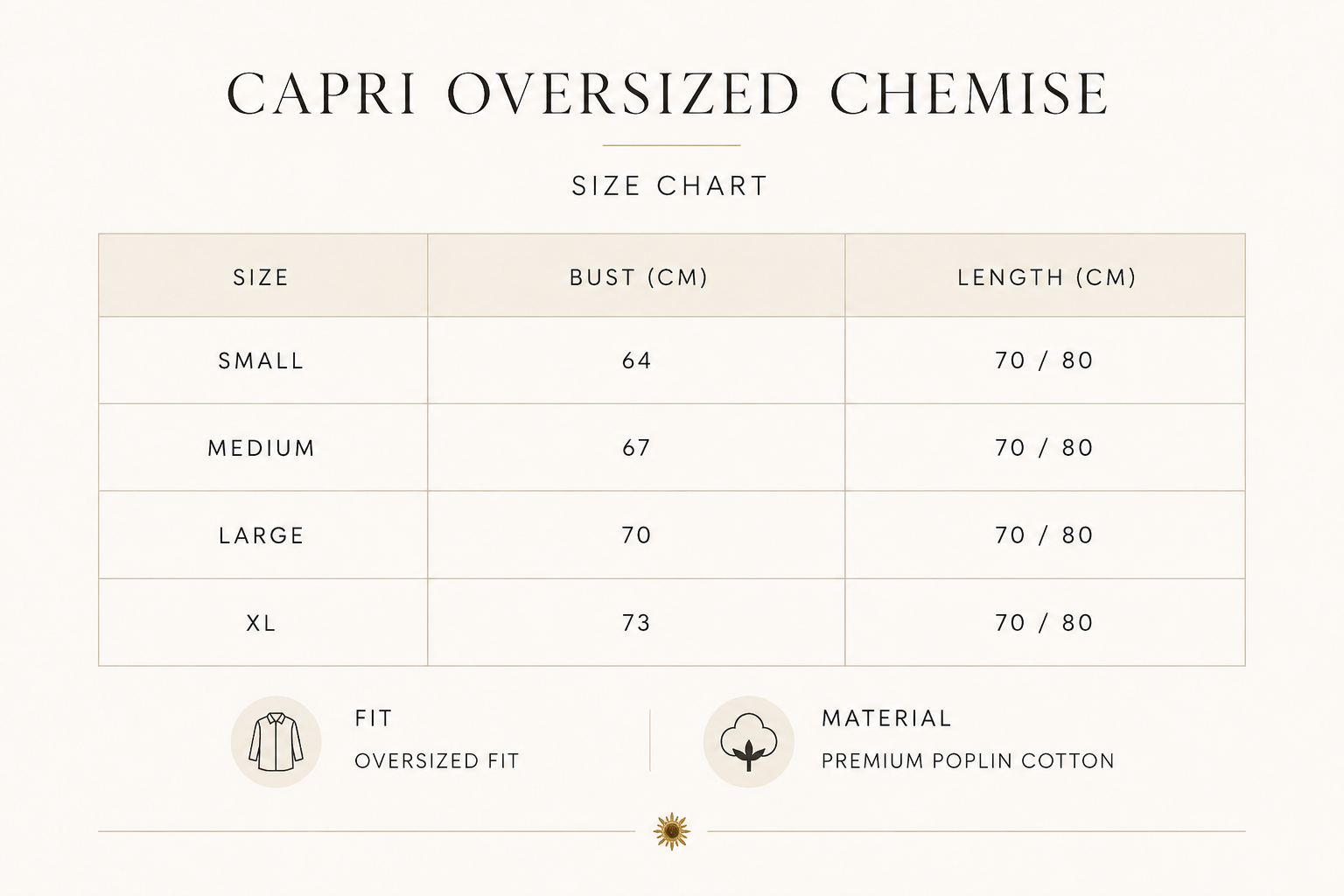 Capri Oversized Chemise