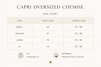 Capri Oversized Chemise