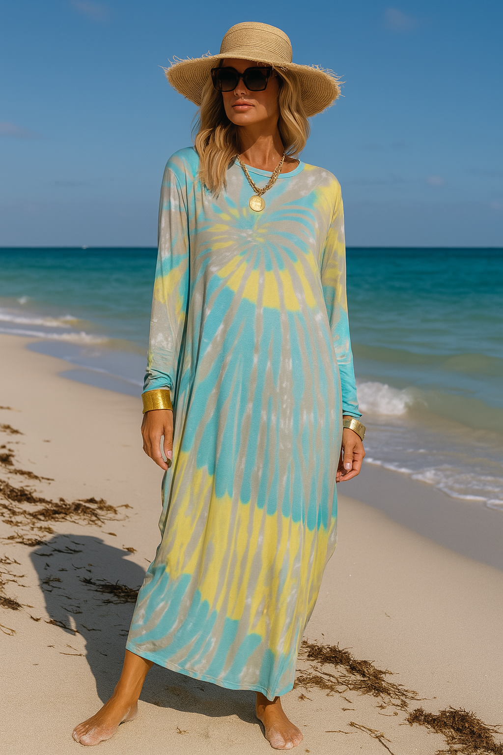 Sunburst Breeze Maxi Dress