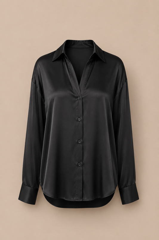 The Ava Satin Blouse