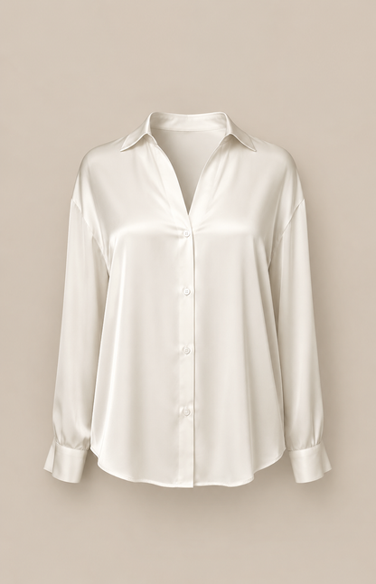 The Ava Satin Blouse