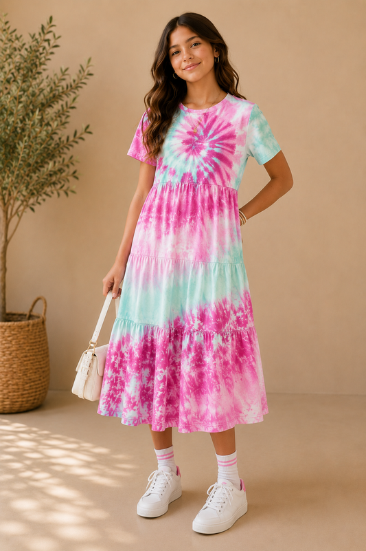 Cotton Candy Midi Dress