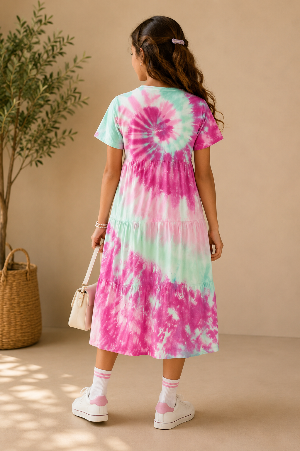 Cotton Candy Midi Dress