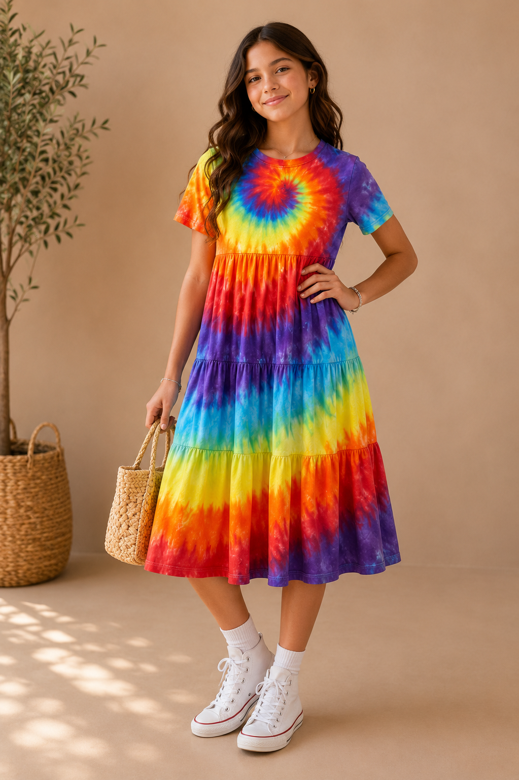 Cotton Candy Midi Dress