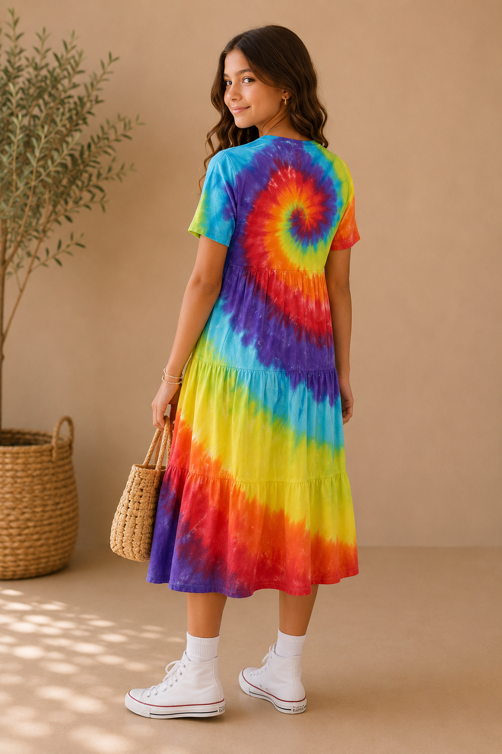 Cotton Candy Midi Dress
