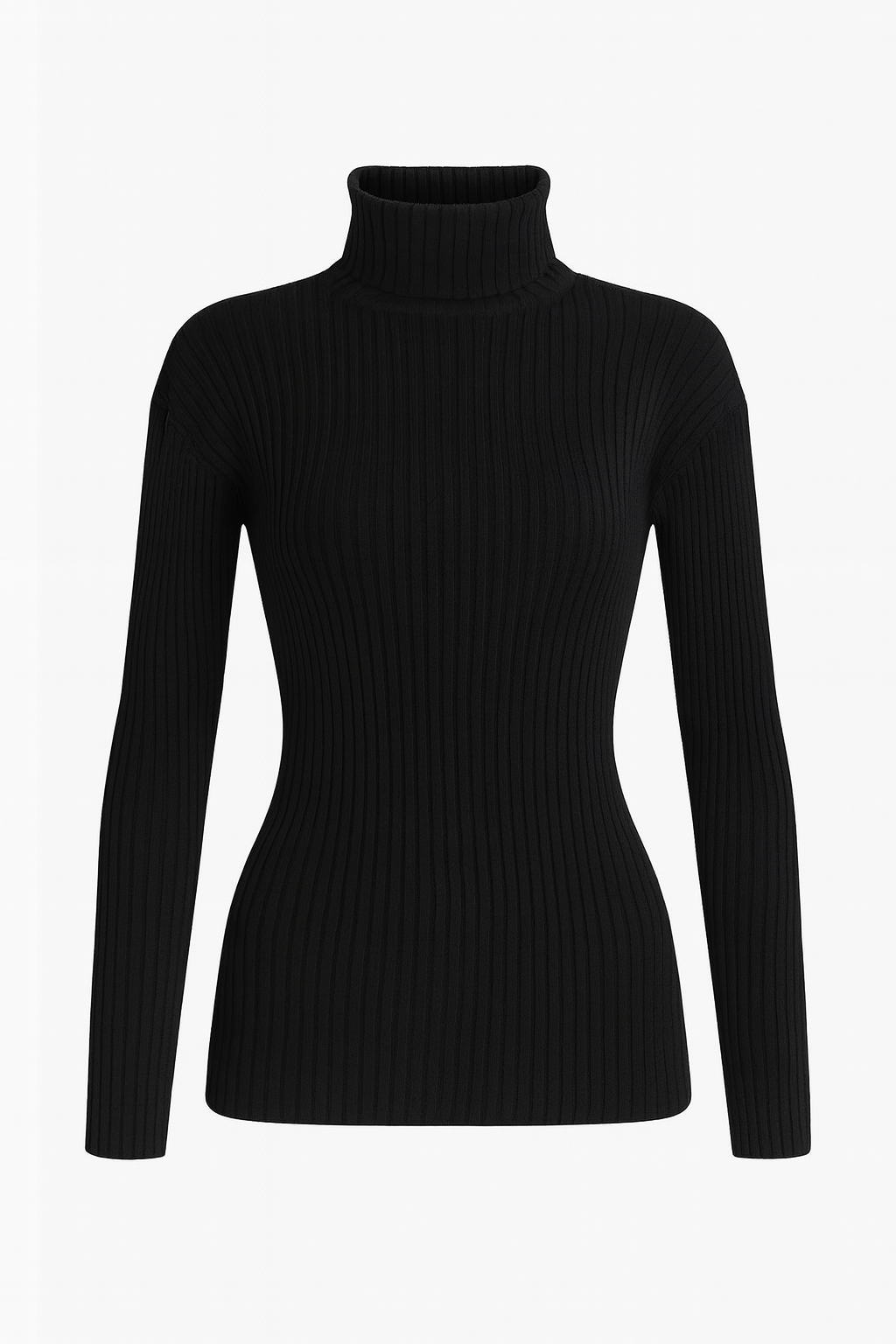 Glow Ribbed Turtleneck