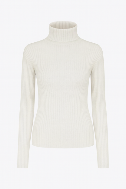 Glow Ribbed Turtleneck