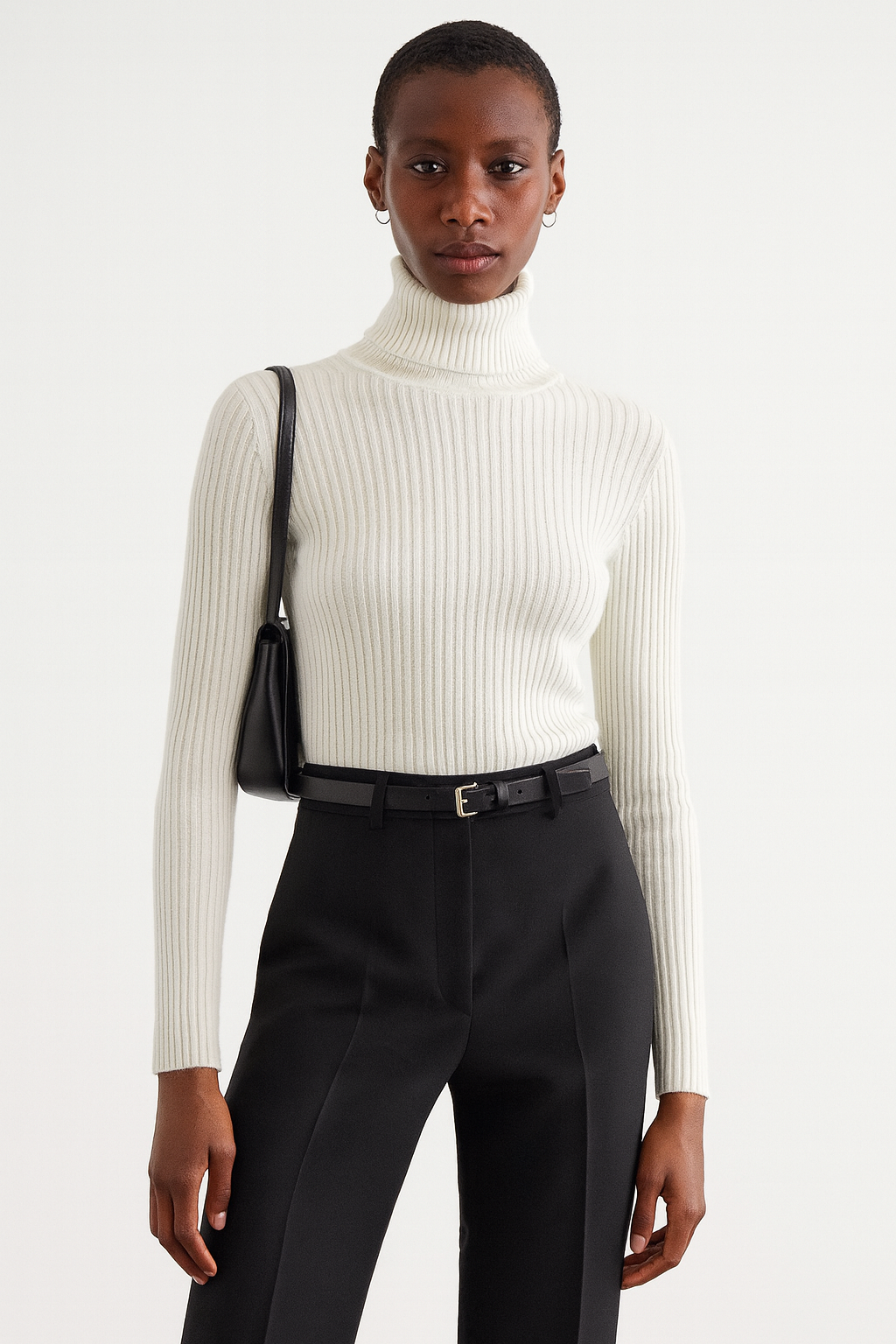 Glow Ribbed Turtleneck