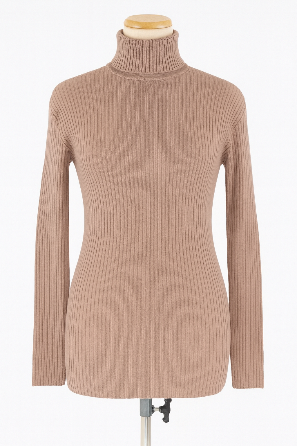 Glow Ribbed Turtleneck