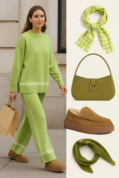 Green Parisian Ease Set