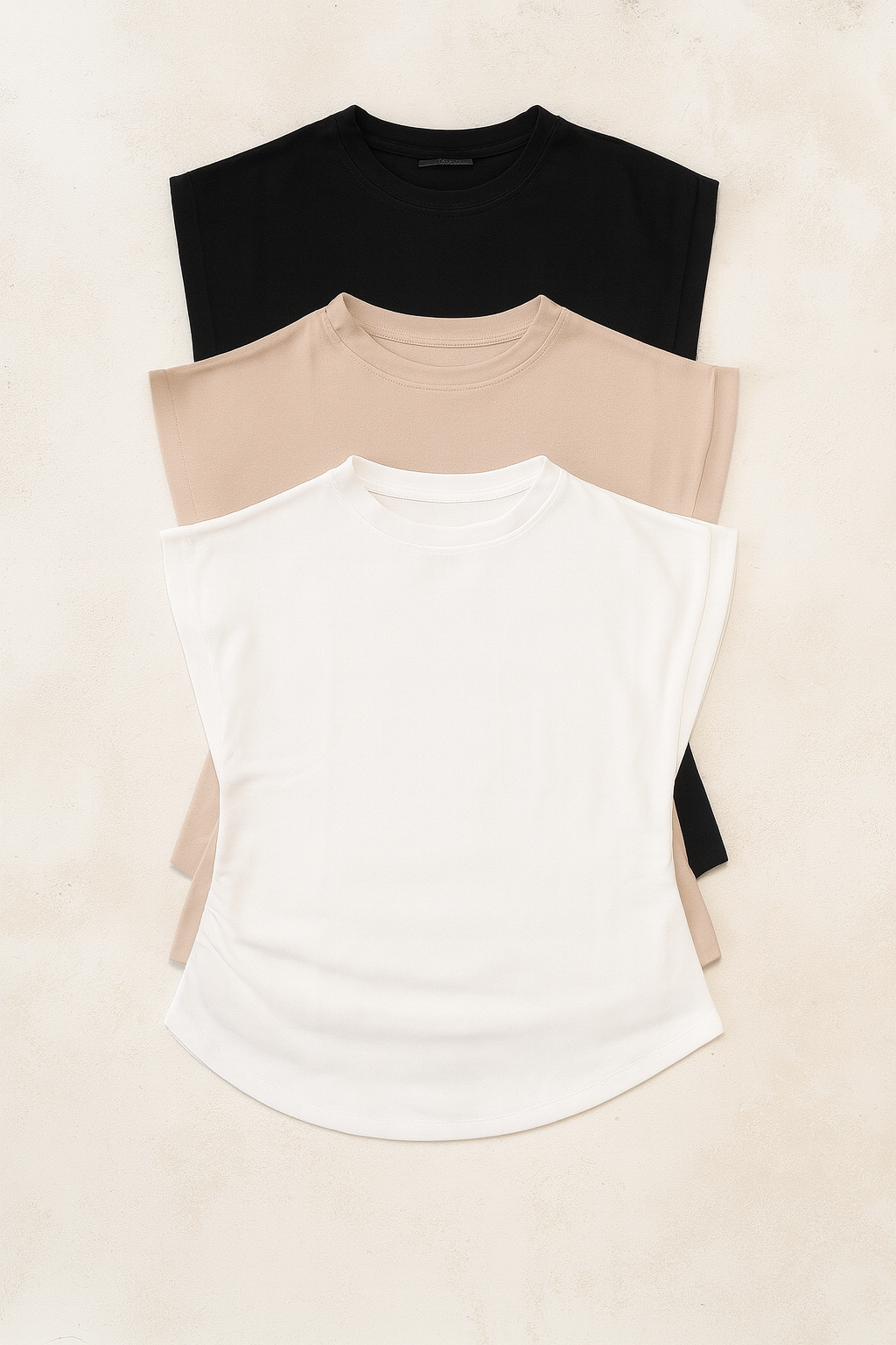 Everyday Luxe Sleeveless Top Trio