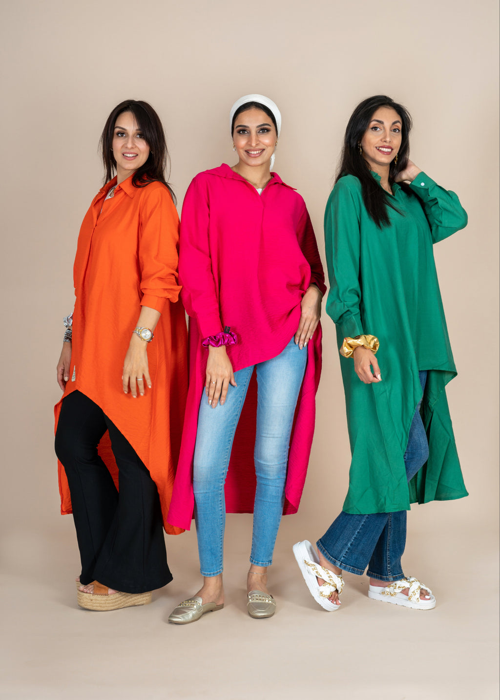 Breeze Asymmetrical Shirt Tunic