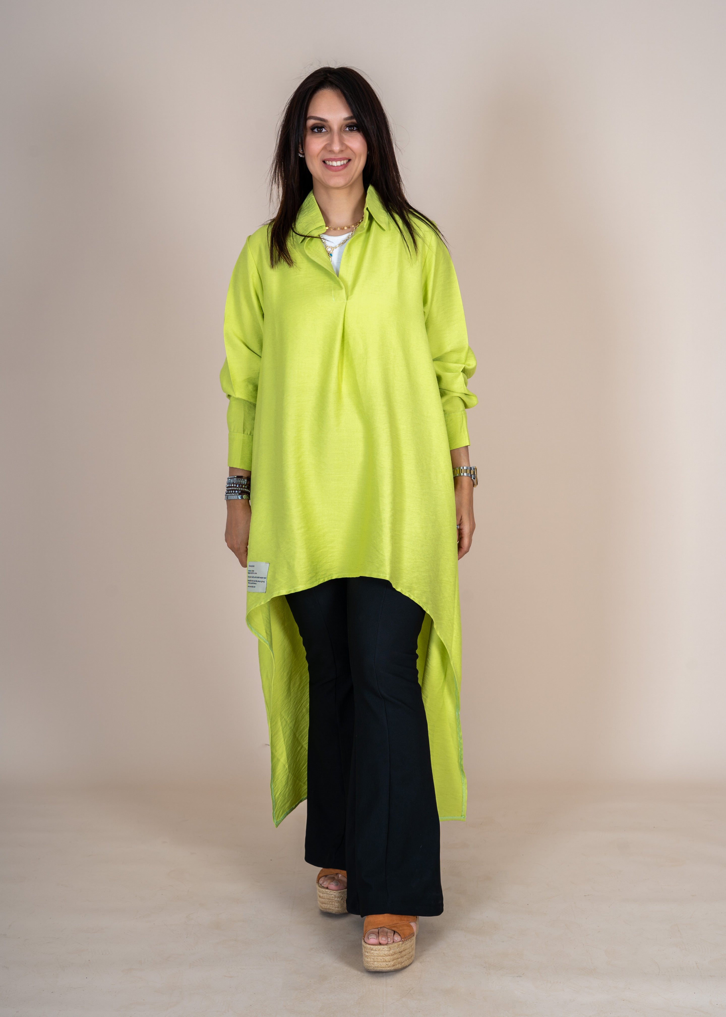 Breeze Asymmetrical Shirt Tunic