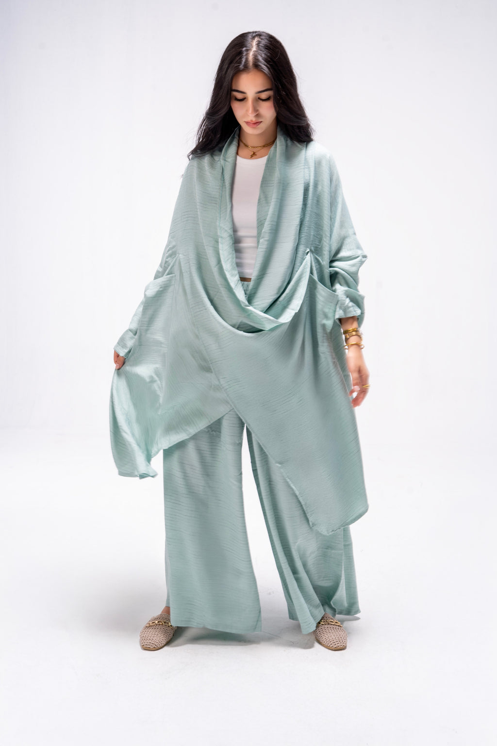 Pastel Striped Wrap Set