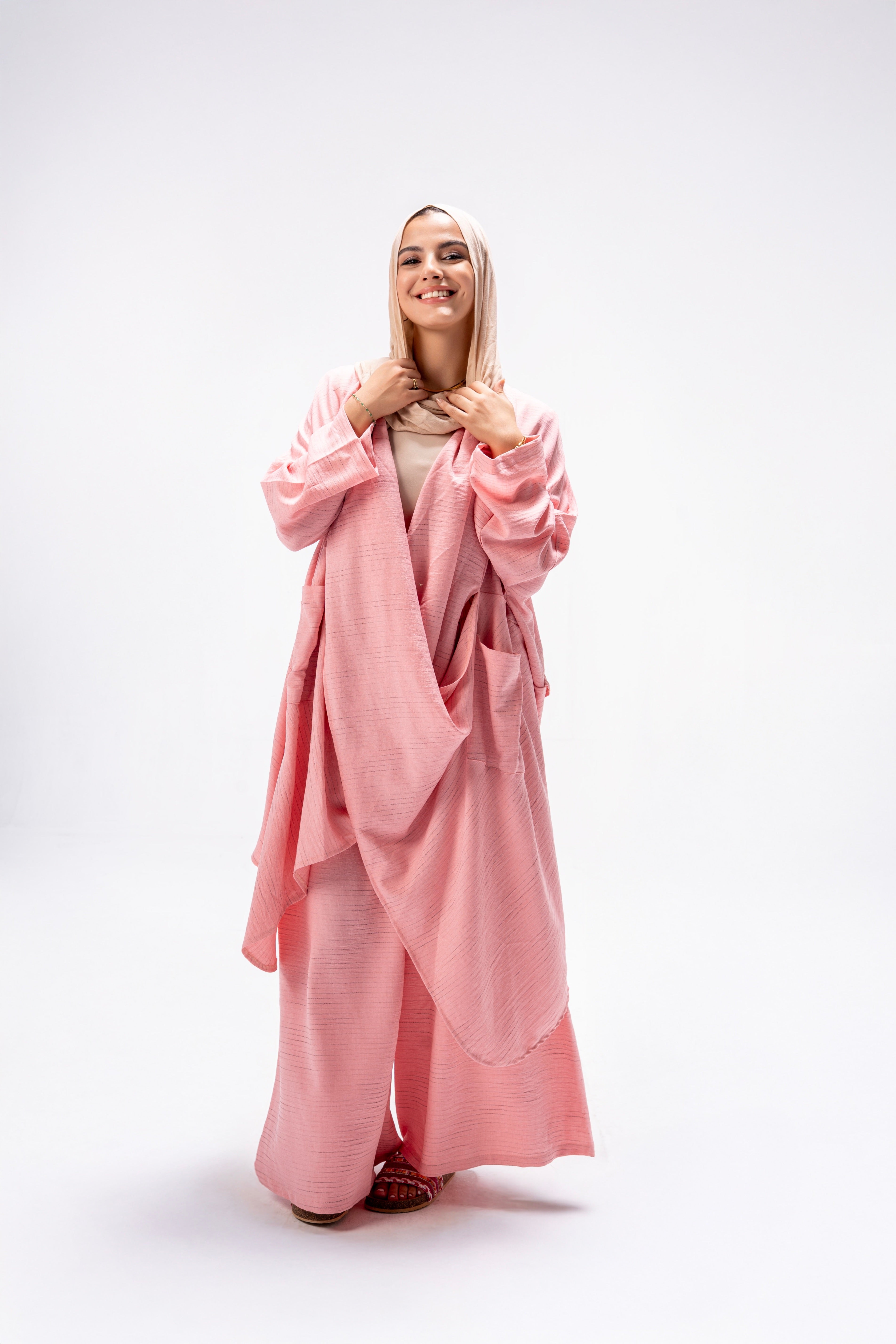 Pastel Striped Wrap Set