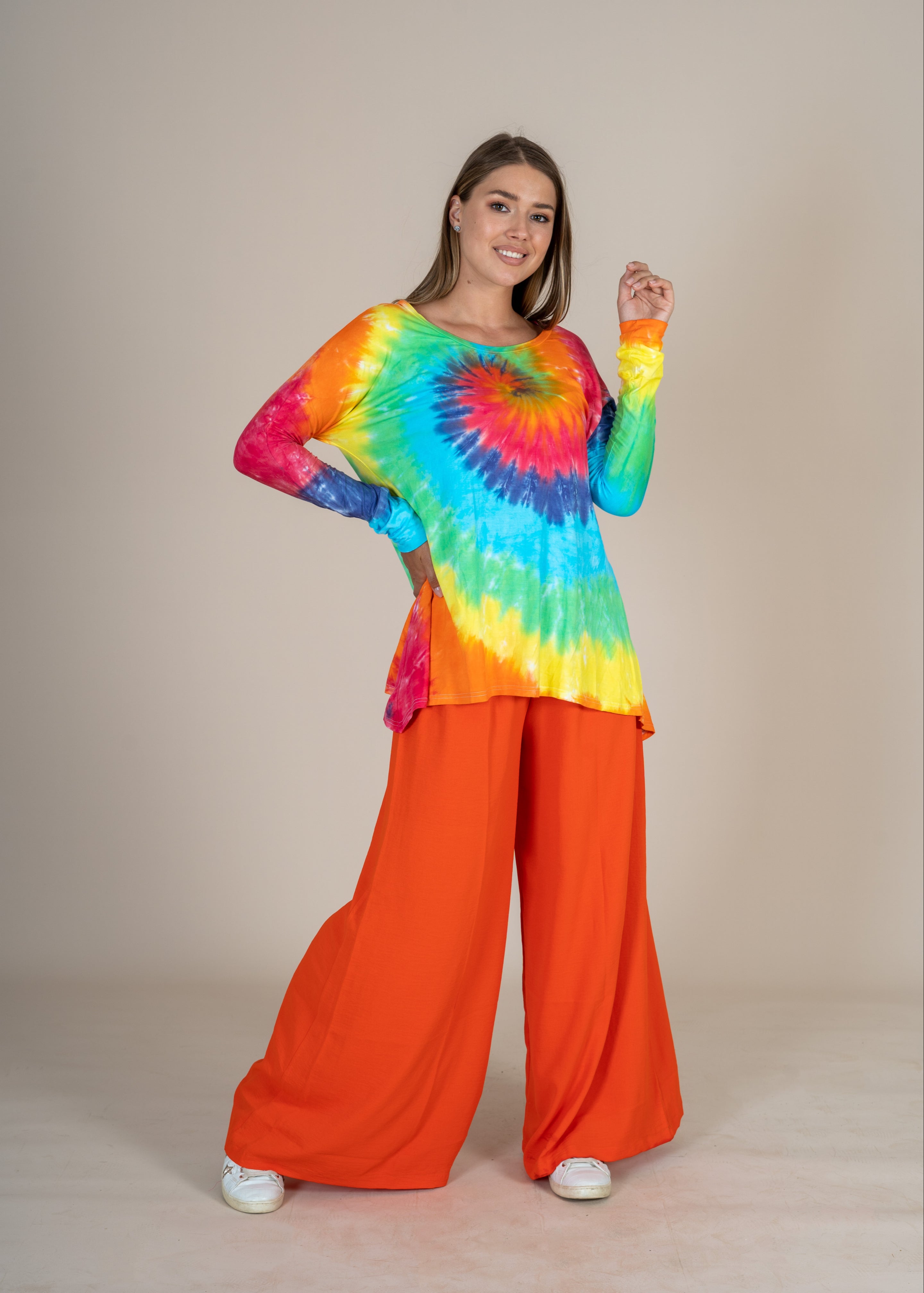 Rainbow Tie Dye Top