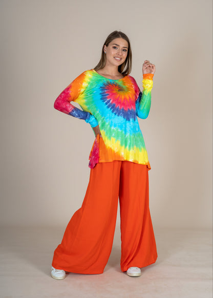 Rainbow Tie Dye Top