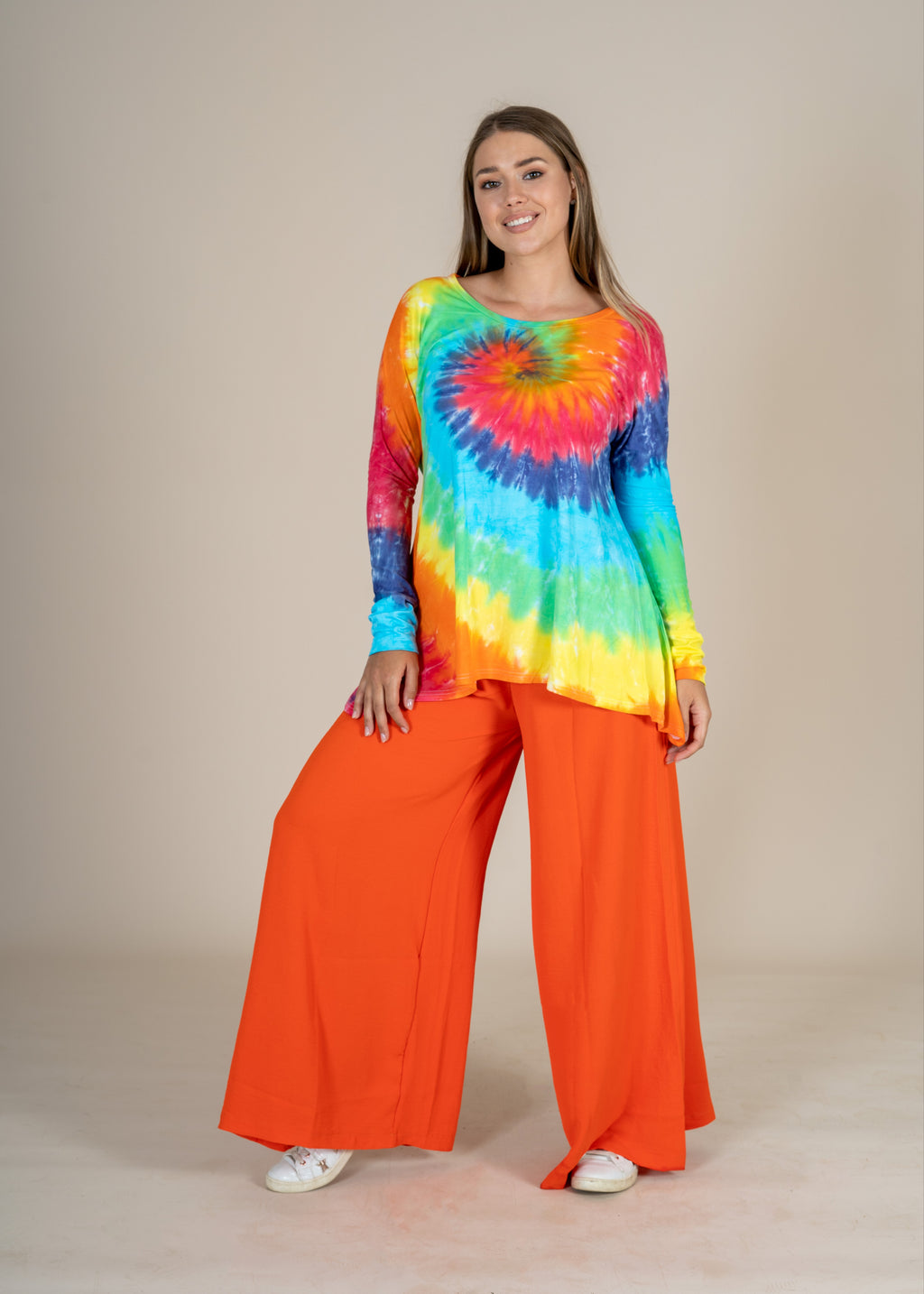 Rainbow Tie Dye Top