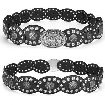 Western Oval Eyelet Belt 108CM