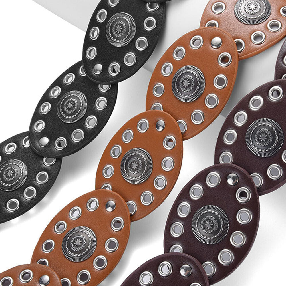 Western Oval Eyelet Belt 108CM