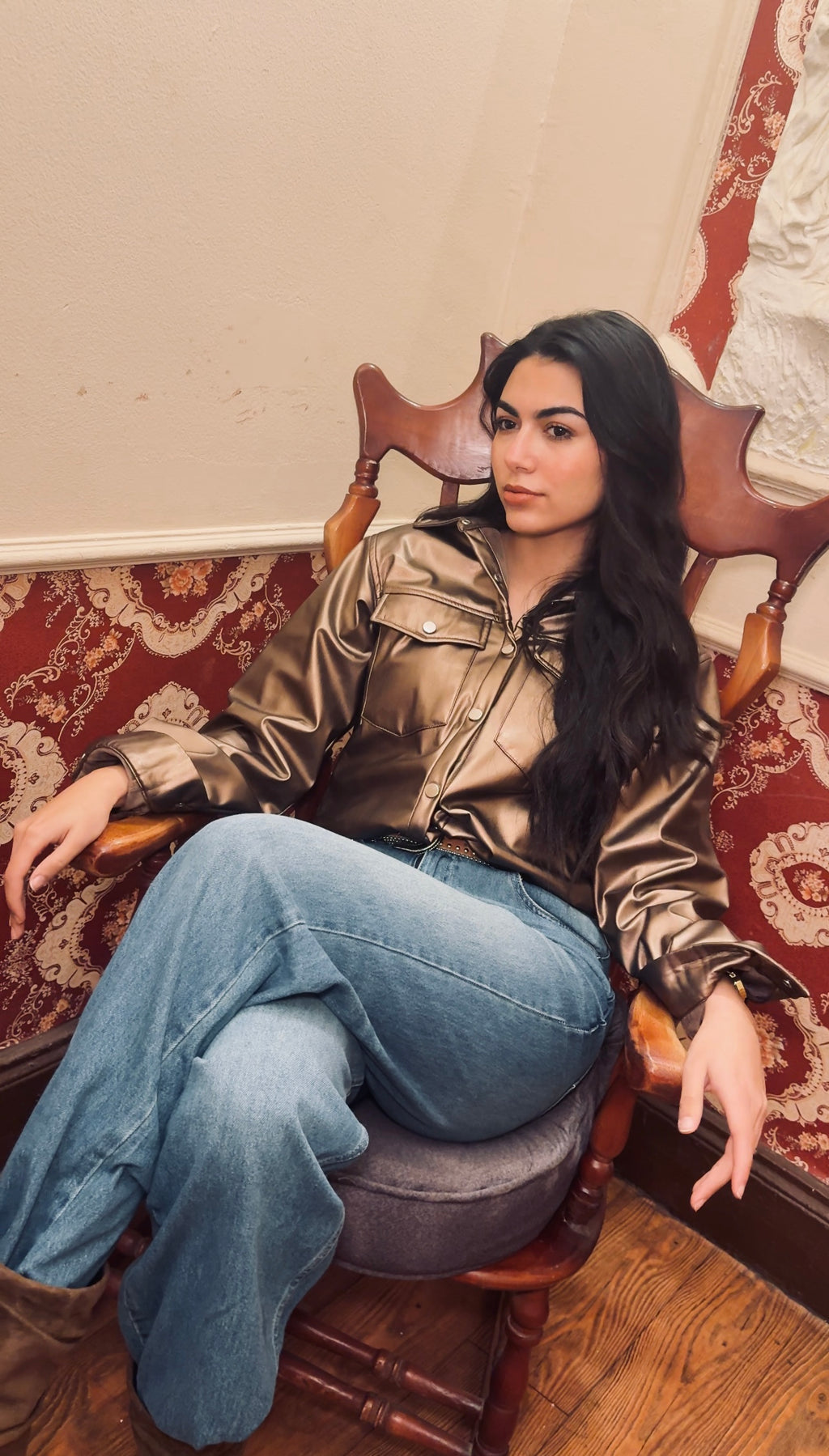 Iconic Leather Chemise