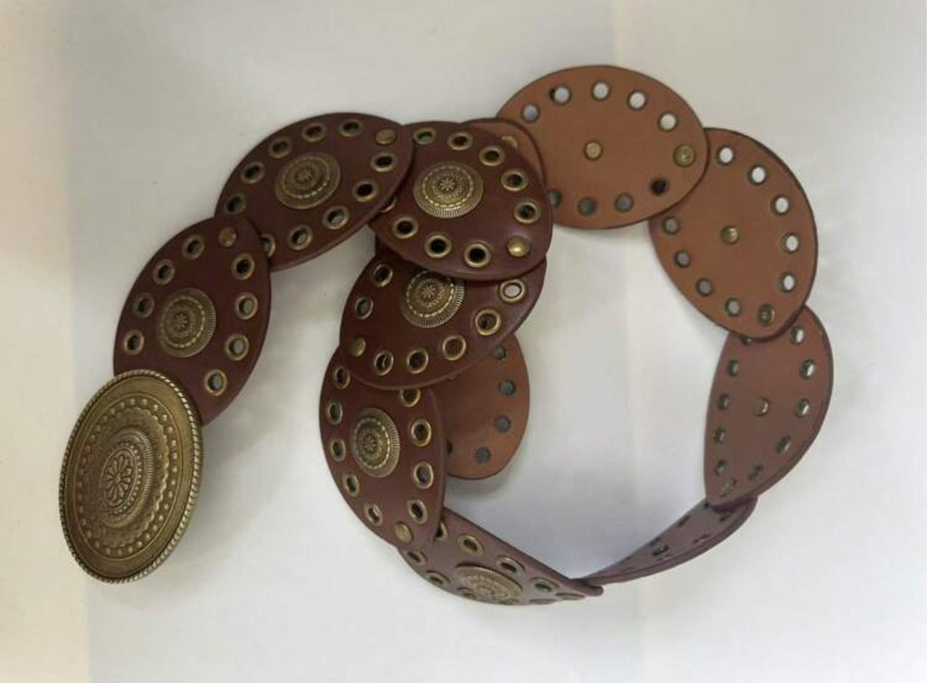 Western Oval Eyelet Belt 108CM