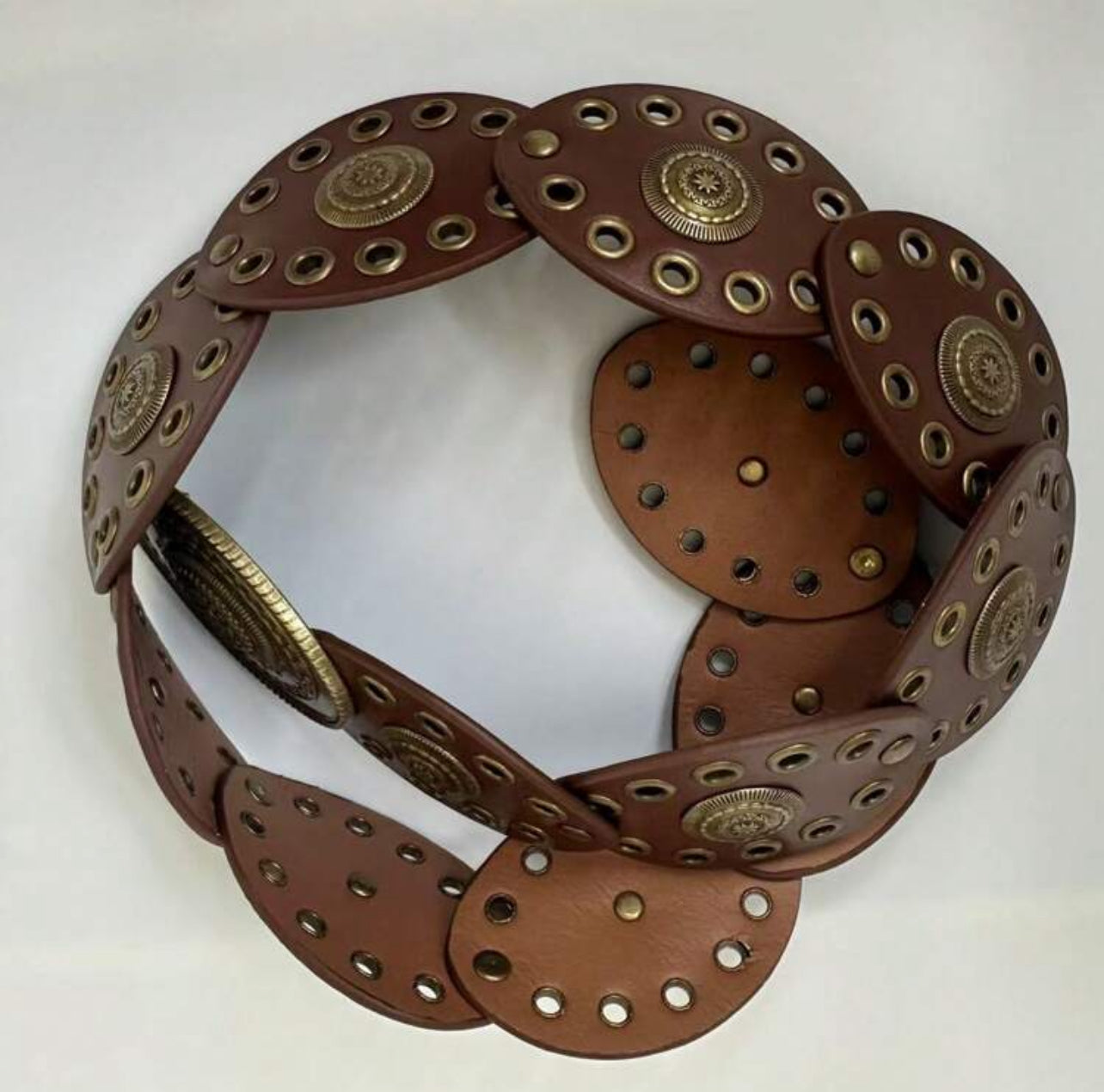 Western Oval Eyelet Belt 108CM